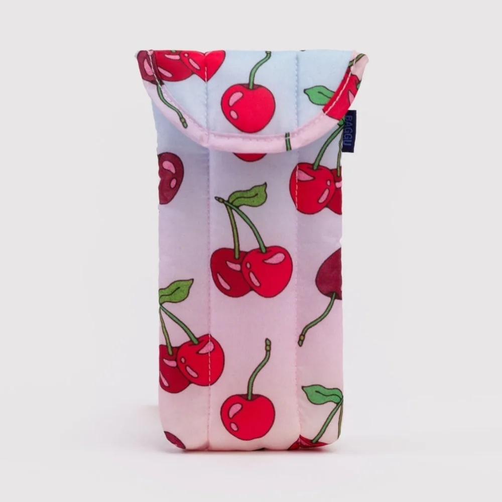 Baggu Puffy Glasses Sleeve (Cherries)